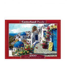 Castorland Spring In Santorini Jigsaw Puzzle - 2000 Pieces, 36.22x26.77 Inches