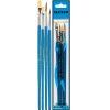 CENTRUM 89470 PAINT BRUSH SET ΠΙΝΕΛΑ ΣΕΤ ΣΤΡΟΓΓΥΛΑ ΠΛΑΤΙΑ Νο 2 Νο 4