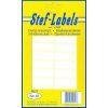 Stef Labels Αυτοκόλλητες Ετικέτες σε Λευκό Χρώμα  13x48 Νο 18