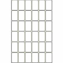 Stef Labels Αυτοκόλλητες Ετικέτες σε Λευκό Χρώμα 16x24mm No 11