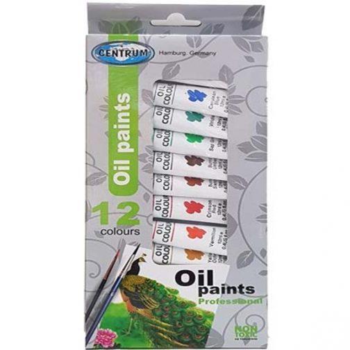 OIL PAINTS 12  ΧΡΩΜΑΤΑ 12ml CENTRUM