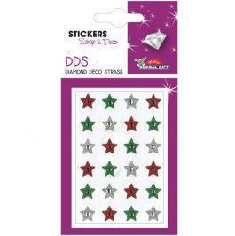 DDS DIAMOND DECO STRASS CHRISTMAS STICKERS 8X12CM 160544