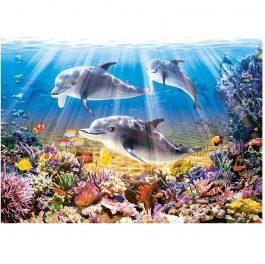 CASTORLAND PUZZLE 500 Κομμάτια B-51014-2 DOLPHINS UNDERWATER