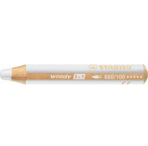 Stabilo Woody Μολύβι Λευκό 880/100 1τμχ
