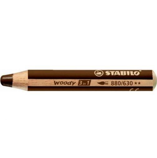 Stabilo Woody Μολύβι Καφέ 880/630 1τμχ