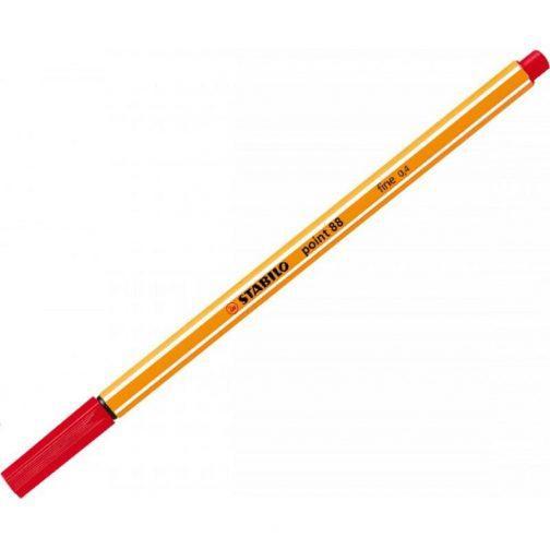 Μαρκαδοράκι Stabilo Point 88 0.4mm Κόκκινο - Image 3