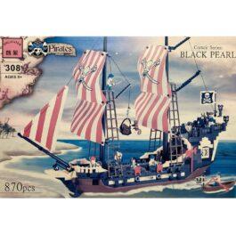 Enlighten Black Pearl Pirates Ship No 308 870τεμ