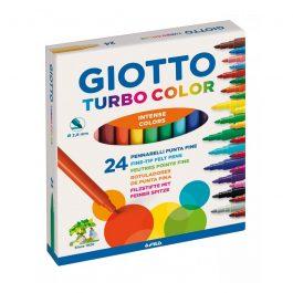 Giotto FILA Μαρκαδόροι Λεπτοί Turbo Color 24 Τεμάχια