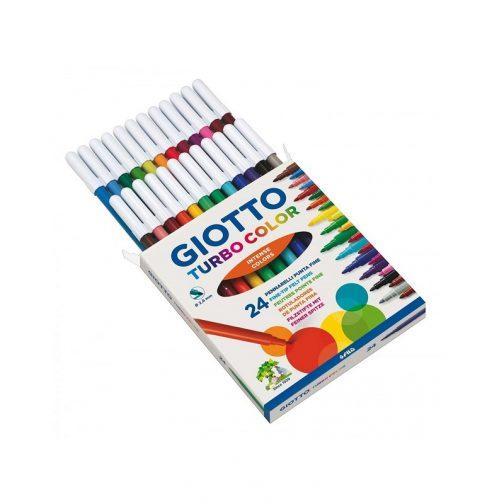 Giotto FILA Μαρκαδόροι Λεπτοί Turbo Color 24 Τεμάχια - Image 2