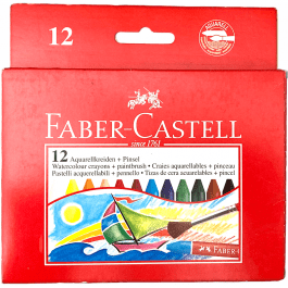 ΚΗΡΟΜΠΟΓΙΕΣ ΝΕΡΟΥ FABER CASTELL 12 ΧΡΩΜΑΤΑ