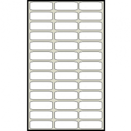 Stef Labels Αυτοκόλλητες Ετικέτες σε Λευκό Χρώμα 100x50mm Νο 10