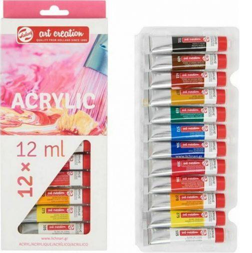 ΑΚΡΥΛΙΚΑ TALENS 12ml ART CREATION 12 Τεμάχια - Image 2