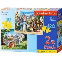 CASTORLAND PUZZLE 70 120 Κομμάτια 2 ΣΕ 1 CHARMING PRINCESS