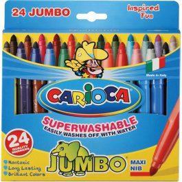 ΜΑΡΚΑΔΟΡΟI CARIOCA JUMBO 24 Χρώματα